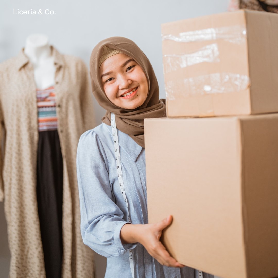 young Nigerian entrepreneur packaging profitable dropshipping products in Nigeria